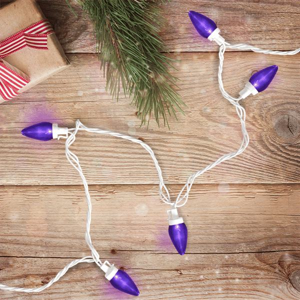 Northlight 16ft. 25ct. Purple LED C7 Christmas Lights
