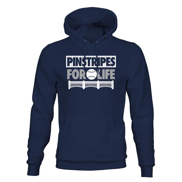 Mens Tailgate NY Pinstripes For Life Hoodie - image 