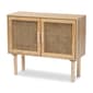 Baxton Studio Maclean Natural Brown Wood 2-Door Sideboard Buffet - image 1