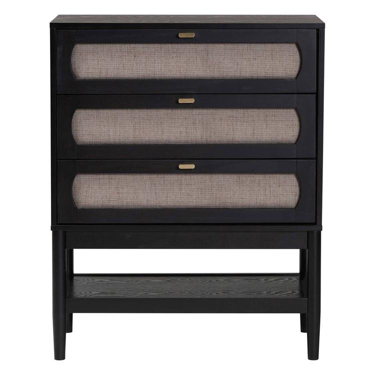 Baxton Studio Shirin Mid-Century Wood 3-Drawer Chest