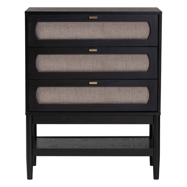 Baxton Studio Shirin Mid-Century Wood 3-Drawer Chest