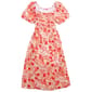 Girls (7-16) Paper Doll Floral Puff Sleeve Maxi Dress - image 2