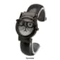 Womens Olivia Pratt&#8482; Cat w/ Glasses Face Bangle Watch - H10065 - image 5