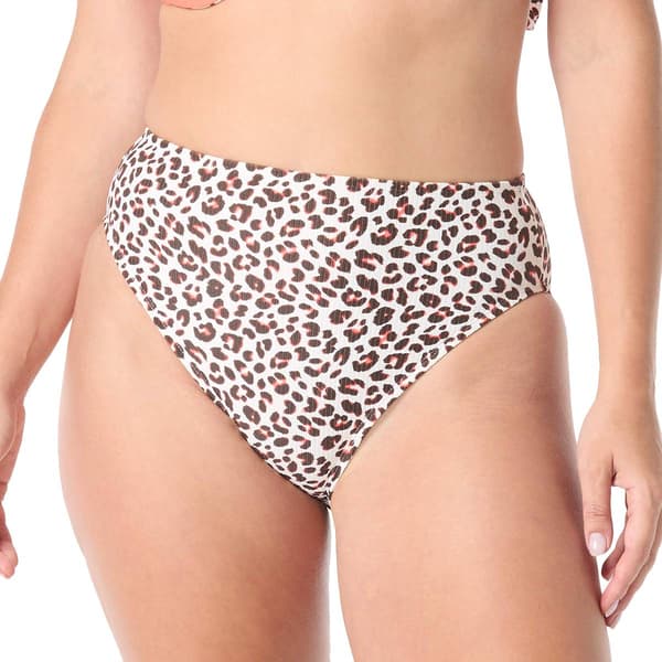 Womens CoCo Reef Summer Cheetah High Esteem Swim Bottoms - image 