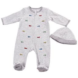 Baby Boy (NB-9M) Little Me Race Cars Footed Sleeper