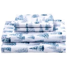 Ashley Cooper(tm) Snowy Evergreen Flannel Sheet Set