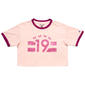 Girls (7-16) Champion(R) Boxy Track & Field Ringer Tee - image 1