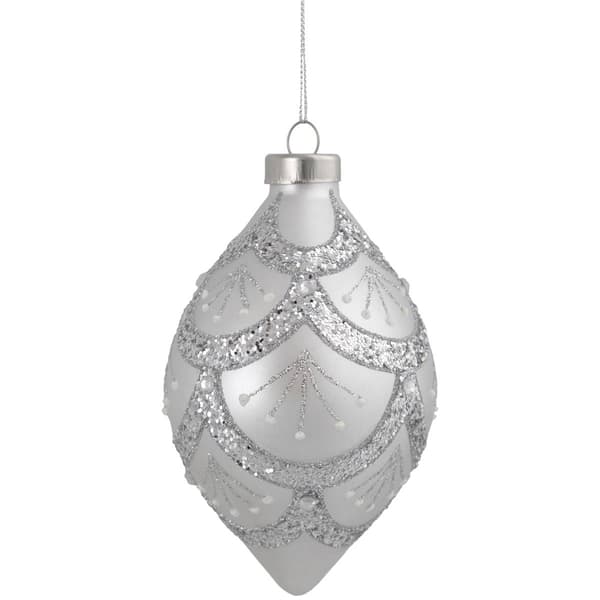 Northlight Seasonal 5in. Finial Glass Christmas Ornament