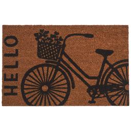 Hello Bike PVC Backed Natural Coir Mat