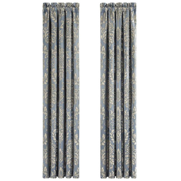 Royal Court Lorenzo Damask Window Panel Pair