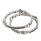 Ruby Rd. Silver-tone 2.5in. Narrow Bracelets - Set of 2 - image 1