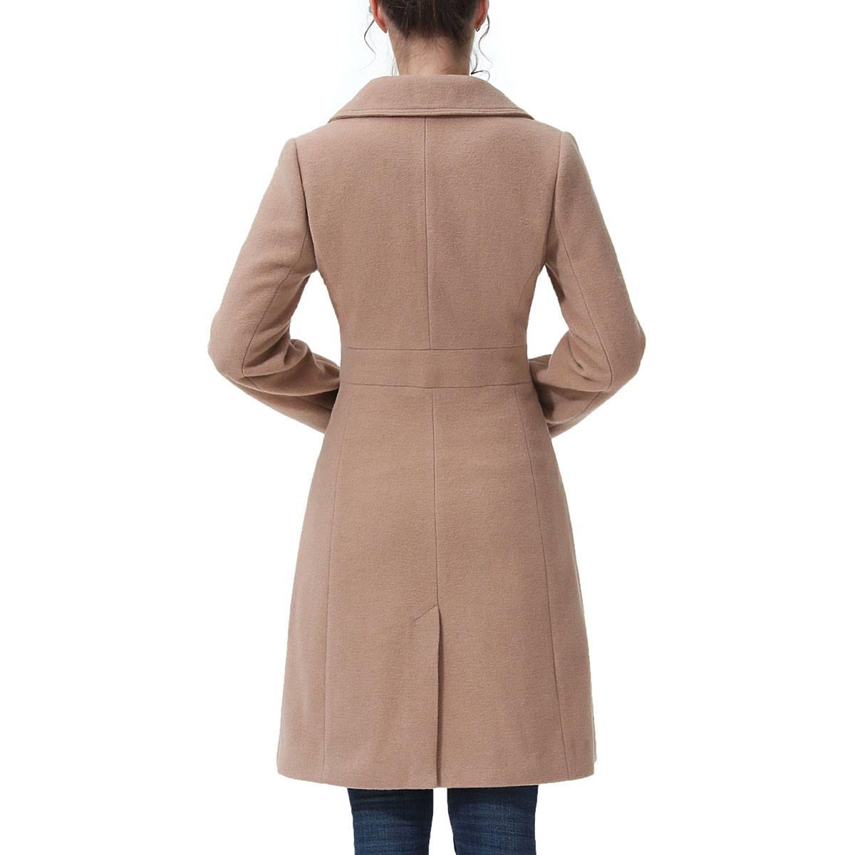 Womens BGSD Classic Mid-Length Wool Walking Coat