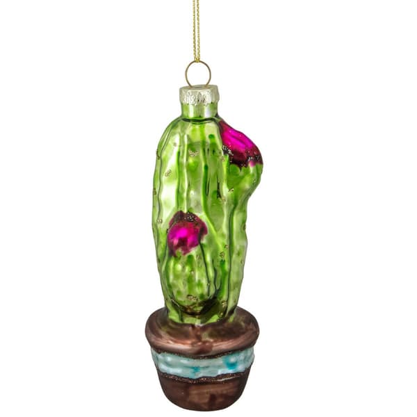 Northlight Seasonal Pink Potted Cactus Christmas Ornament