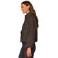 Womens Democracy Zip Up Bubble Hem Bomber Jacket - image 3