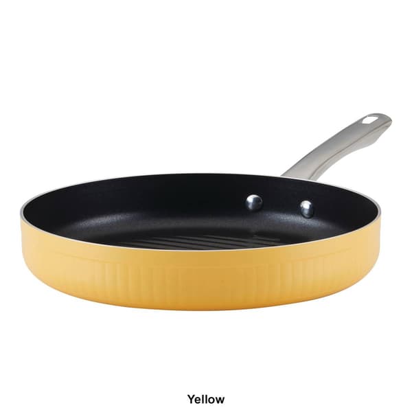 Farberware Style 11.25in. Nonstick Cookware Deep Round Grill Pan
