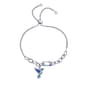 Crystal Critter Hummingbird Link Adjustable Bolo Bracelet - image 1