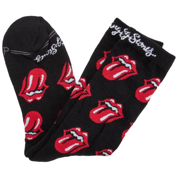 Mens Perris Rolling Stones Tongue Crew Socks - image 
