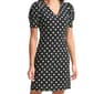 Womens Tommy Hilfiger Puff Sleeve V-Neck Ity Dot Dress - image 3