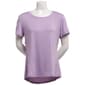 Womens Just One Active Performance Short Sleeve Crew Tee - image 1