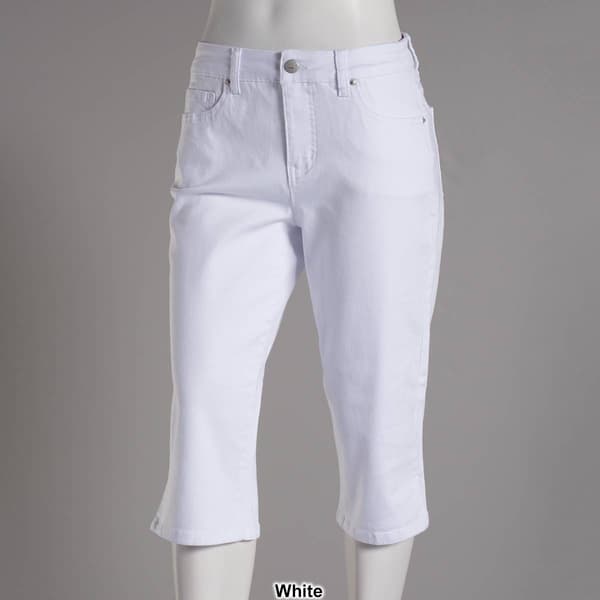 Womens Bleu Bleu Denim 5 Pocket Denim Skimmers with Side Slit