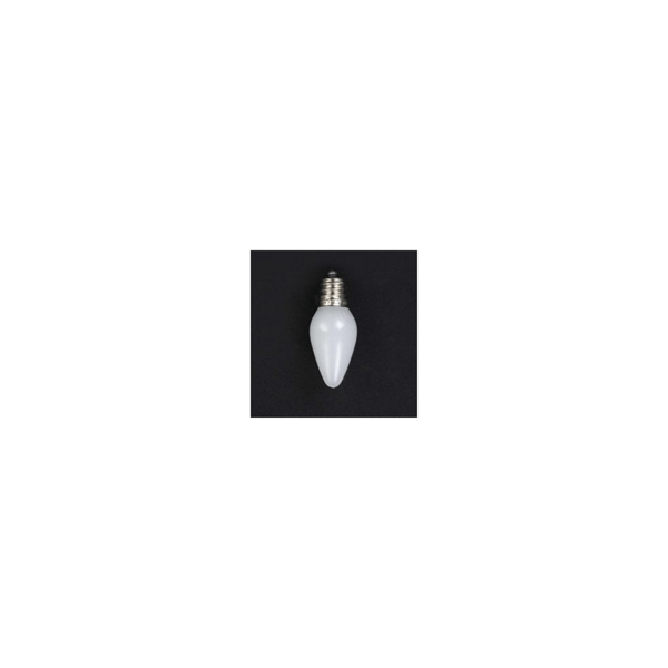Sienna 4ct. Opaque White C9 LED Christmas Replacement Bulbs