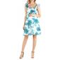Womens 24/7 Comfort Apparel Floral Maternity A-Line Dress - image 1