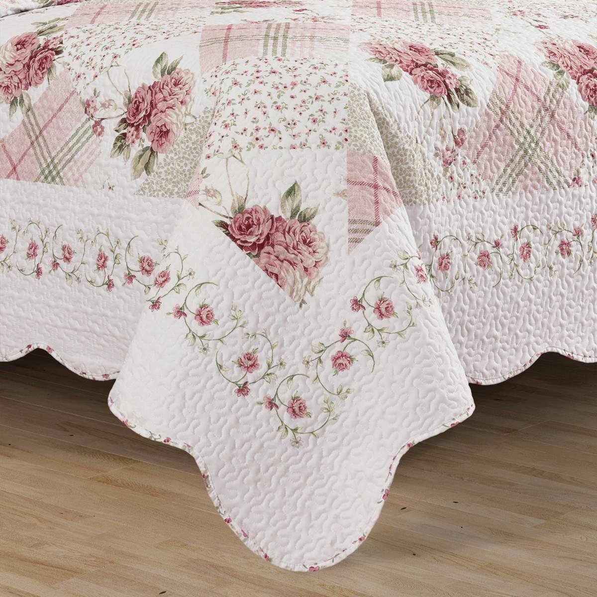 Royal Court Bungalow 3pc. Reversible Quilt Set