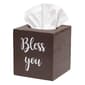 Elegant Designs Decorix Farmhouse Wooden Tissue Box Cover - image 2