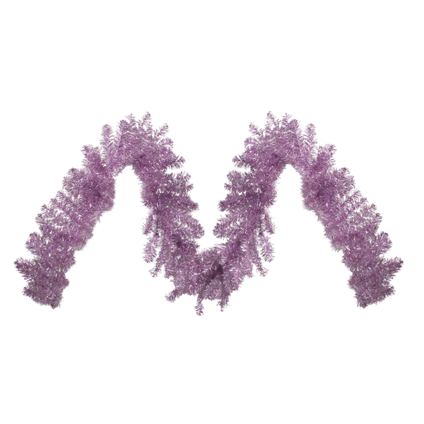Northlight 9ft. Hot Pink Tinsel Artificial Christmas Garland - image 