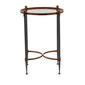 9th & Pike(R) Black Metal Traditional Accent Table - image 1
