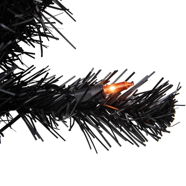 Northlight Seasonal Pre-Lit Spruce Artificial Halloween Wreath