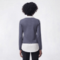 Womens Adrianna Papell Long Sleeve V-Neck 2Fer Solid Sweater - image 4