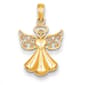 Gemstone Classics&#40;tm&#41; 14kt. Textured Guardian Angel Pendant - image 1