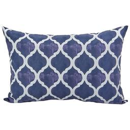 Jordan Manufacturing Quatrefoil Lumbar Pillow - Navy