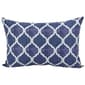 Jordan Manufacturing Quatrefoil Lumbar Pillow - Navy - image 1