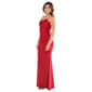 Juniors Crystal Doll Rhinestone X-Back Sheath Dress - image 4