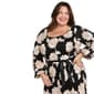 Plus Size R&M Richards Long Sleeve Mesh Soutache Floral Gown - image 3