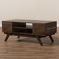 Baxton Studio Ashfield 2 Drawer Coffee Table - image 2