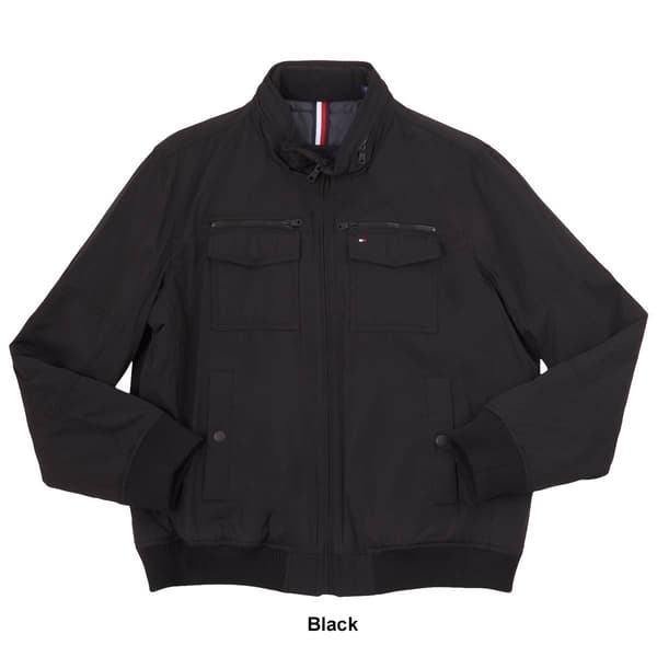 Mens Tommy Hilfiger Performance Water and Wind Resistant Bomber - image 