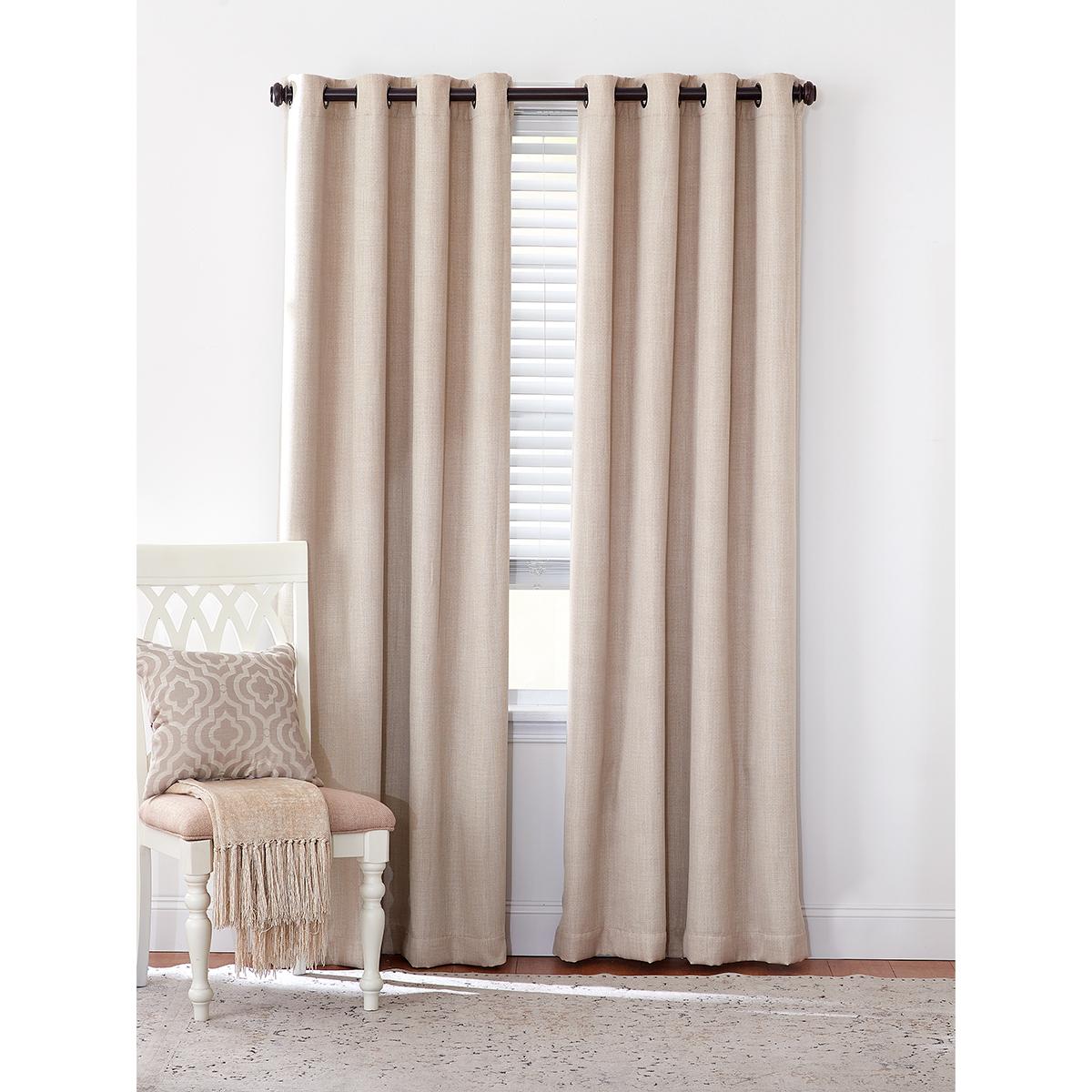 Harrison BasketWeave Blackout Lined Grommet Panel