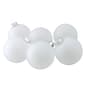 Northlight Seasonal 6ct. Frosted Glass Christmas Ball Ornaments - image 1