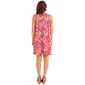 Womens Harlow & Rose Sleeveless Tropical Oranges Shift Dress - image 2