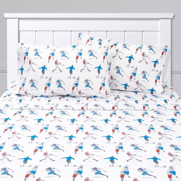 Sweet Home Collection Kids Fun & Colorful Sports Sheet Set