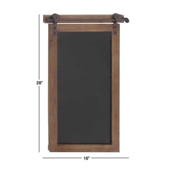 9th & Pike&#174; Brown Farmhouse Wood And Metal Wall Decor