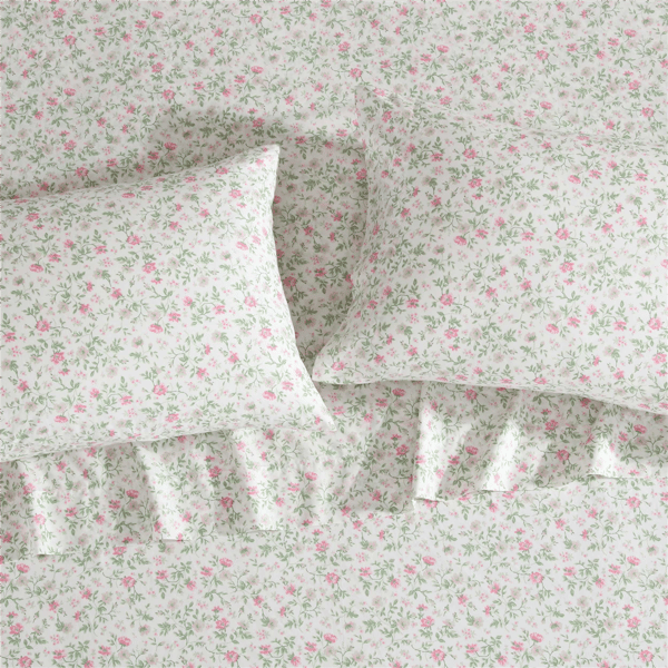 Laura Ashley® Bonnie Floral Percale Sheet Set