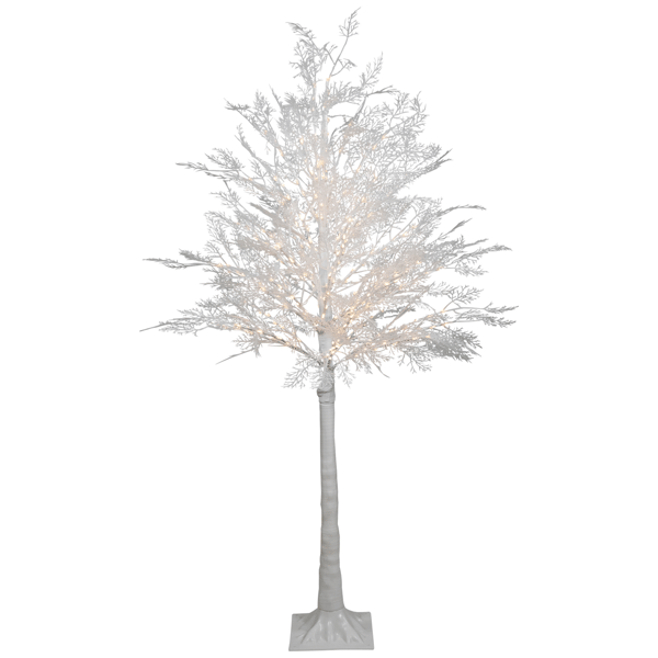 Northlight 5ft. Warm White LED  White Lace Christmas Tree - image 