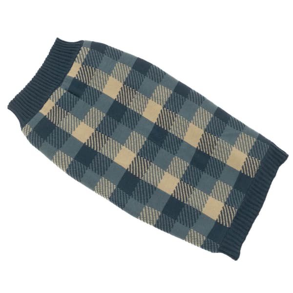 Plaid Pet Sweater - image 
