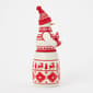 Jim Shore Nordic Noel Snowman w/ Cardi Christmas Figurine - image 4