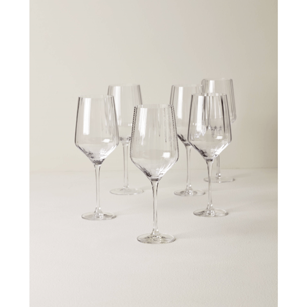 Lenox® Tuscany Classics Angled Optic Wine Glasses - Set of 6