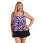Plus Size Maxine Make A Splash Faux Skirtini Swimdress - image 1